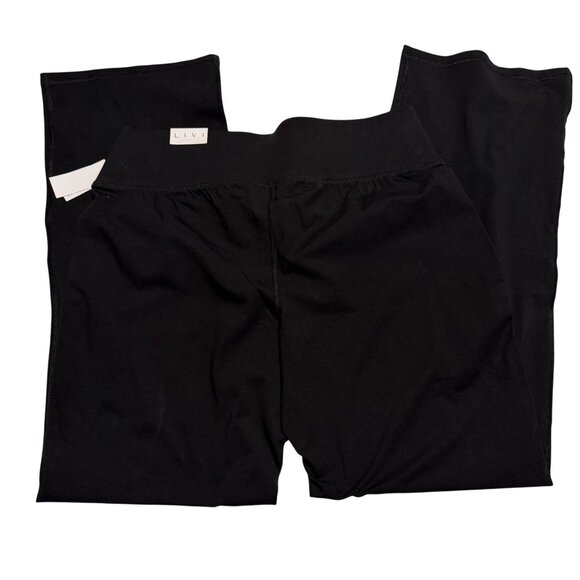 NWT Livi By Lane Bryant Women's Signature Stretch Bootcut Pants Size 22/24 Black - Picture 2 of 10